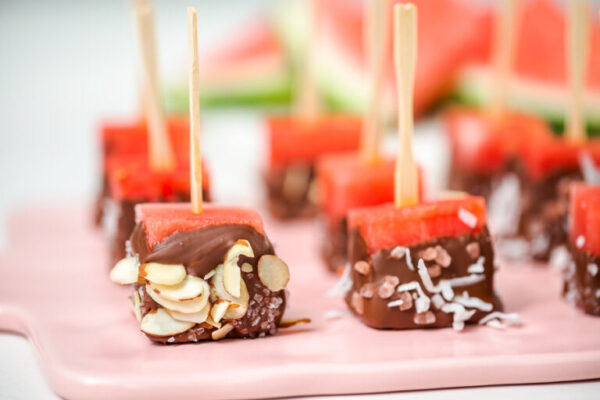Watermelon appetizers - Arina Photography