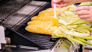 Grilling corn - Arina Photography