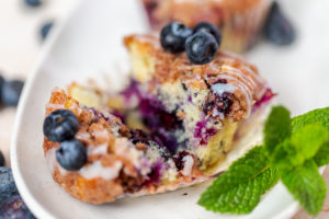 Blueberry muffins - Arina Photography