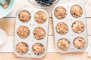 Blueberry muffins - Arina Photography