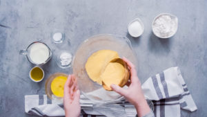 Baking cornbread - Arina Photography
