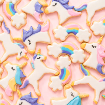 Unicorn sugar cookies - Arina Photography
