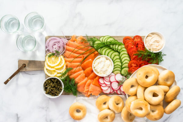 Bagel brunch board - Arina Photography