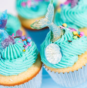 Mermaid cupcakes - Arina Photography