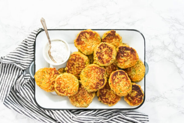 Zucchini cakes - Arina Photography