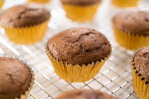 Chocolate raspberry cupcakes - Arina Photography
