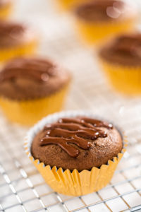 Chocolate raspberry cupcakes - Arina Photography
