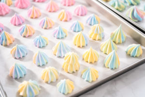 Unicorn meringue cookies - Arina Photography