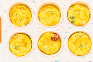 Bacon and cheese egg muffin - Arina Photography