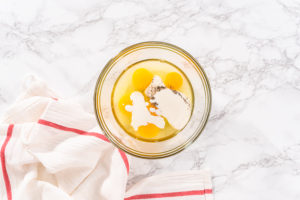 Bacon and cheese egg muffin - Arina Photography