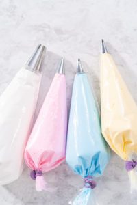 Unicorn meringue pops - Arina Photography