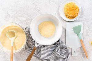 Coconut banana pancakes - Arina Photography