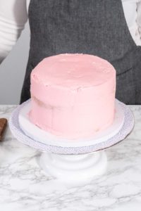 Mermaid themed 3 layer vanilla cake - Arina Photography
