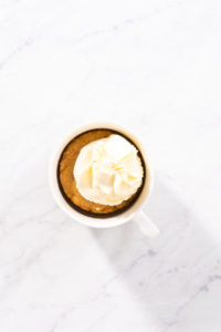 Pumpkin mug cake - Arina Photography