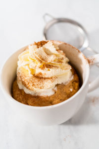 Pumpkin mug cake - Arina Photography