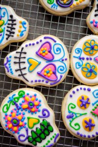 Sugar skull cookies - Arina Photography