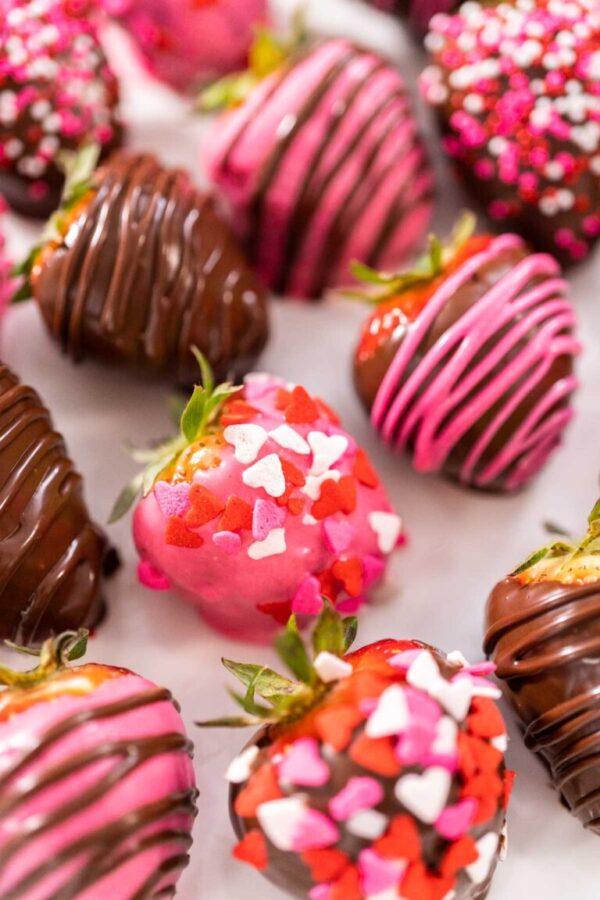 Chocolate covered strawberries - Arina Photography