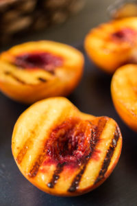 Grilled peaches - Arina Photography