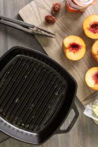 Grilled peaches - Arina Photography