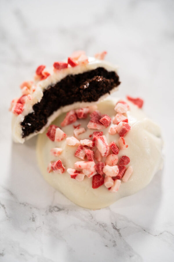 Peppermint White Chocolate Cookies - Arina Photography
