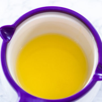 Melting unsalted butter - Arina Photography