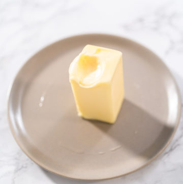 Softening unsalted butter - Arina Photography