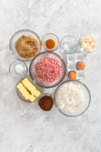 Chocolate cookies with peppermint chips - Arina Photography