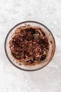 Chocolate cookies with peppermint chips - Arina Photography