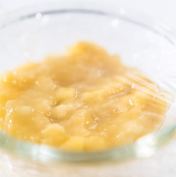 Mashing bananas - Arina Photography