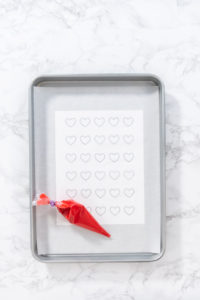 Chocolate Cookies with Chocolate Hearts - Arina Photography