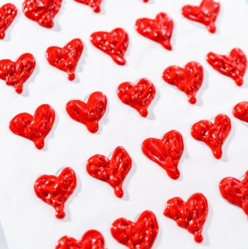 Chocolate Cookies with Chocolate Hearts - Arina Photography
