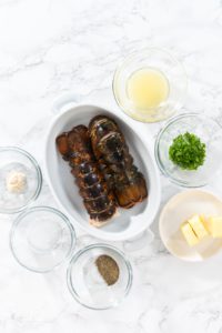 Garlic lobster tails - Arina Photography