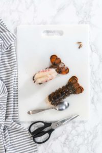 Garlic lobster tails - Arina Photography