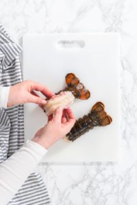 Garlic lobster tails - Arina Photography