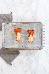 Garlic lobster tails - Arina Photography