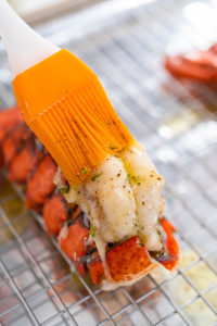 Garlic lobster tails - Arina Photography