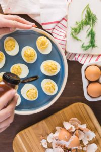 Deviled eggs - Arina Photography