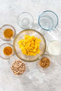 Mango boba smoothie - Arina Photography