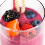 Mixed berry smoothie - Arina Photography
