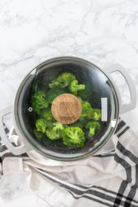 Steamed broccoli - Arina Photography