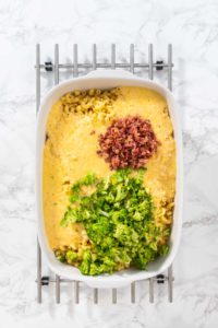 Macaroni and cheese with broccoli - Arina Photography