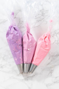 Mini Vanilla Cupcakes with Pink Buttercream Frosting - Arina Photography