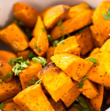 Simple Roasted Sweet Potatoes - Arina Photography