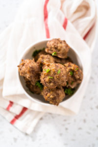 Oven Baked Meatballs - Arina Photography