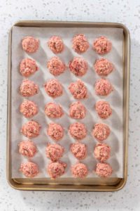Oven Baked Meatballs - Arina Photography
