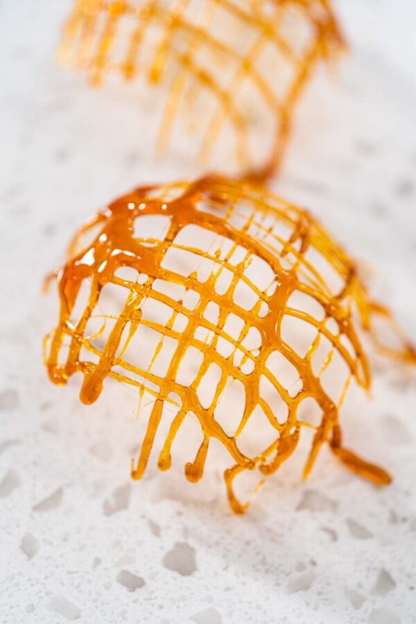 Caramel cupcake toppers - Arina Photography