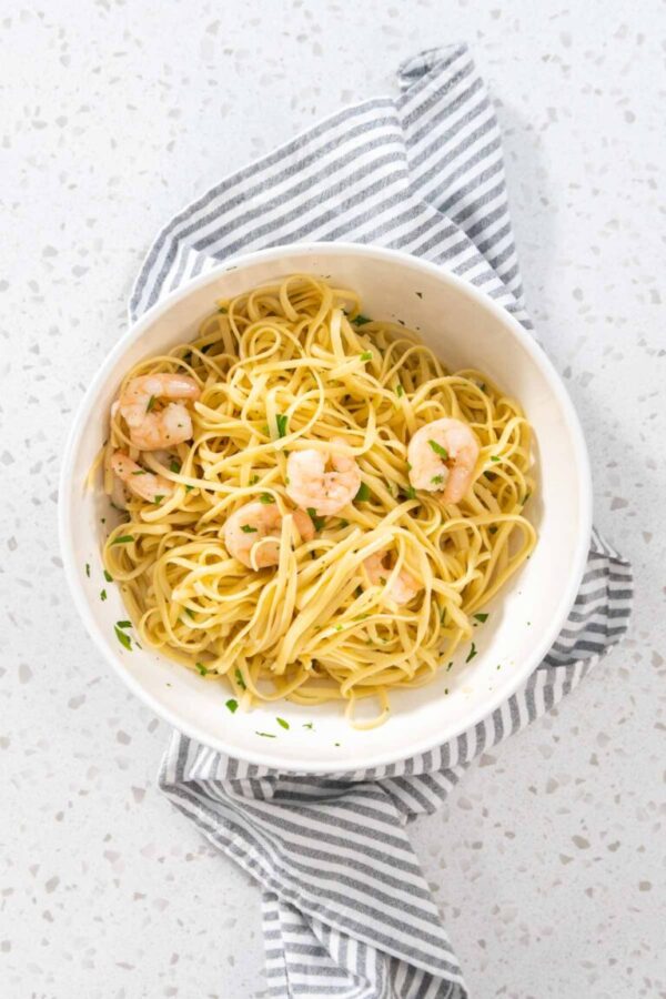 Shrimp Scampi - Arina Photography