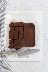 Homemade plain fudge - Arina Photography