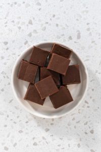 Homemade plain fudge - Arina Photography