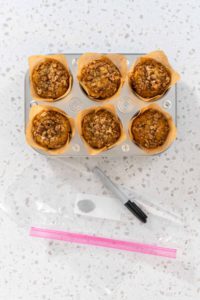 Banana oatmeal muffins - Arina Photography
